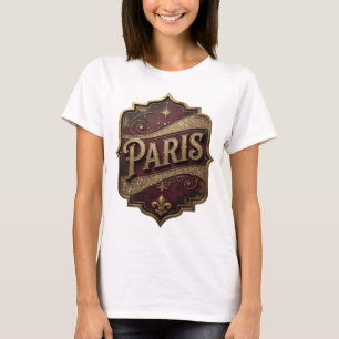 Edgy Gold PARIS Custom Tee