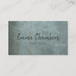 Edgy Grunge Ethereal Smoky Blue Grey Texture  Business Card