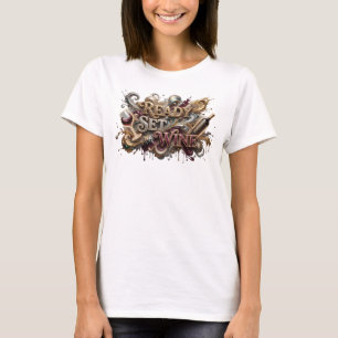 Edgy Pink READY SET WINE Custom Tee