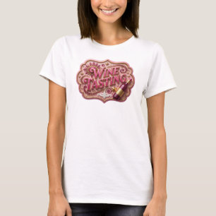 Edgy Pink WINE TASTING Graphic Tee