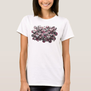 Edgy Red LOVE IS IN THE AIR Quote Shirt