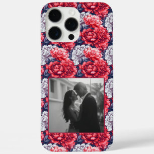 Edgy Retirement Gift Peonies Flower Photo iPhone 16 Pro Max Case