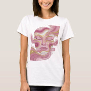 Edgy Silver ABSTRACT ART Abstract Design v4 T-Shirt