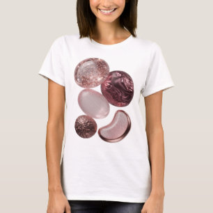 Edgy Silver ABSTRACT ART Art Print T-Shirt