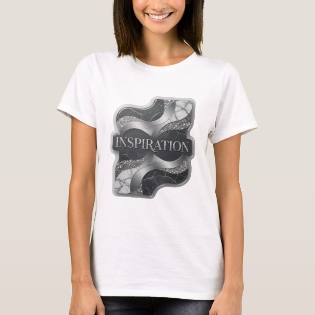 Edgy Silver INSPIRATION Tee (Front)