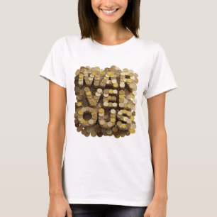 Edgy Silver WE ARE ONE Modern Design T-Shirt