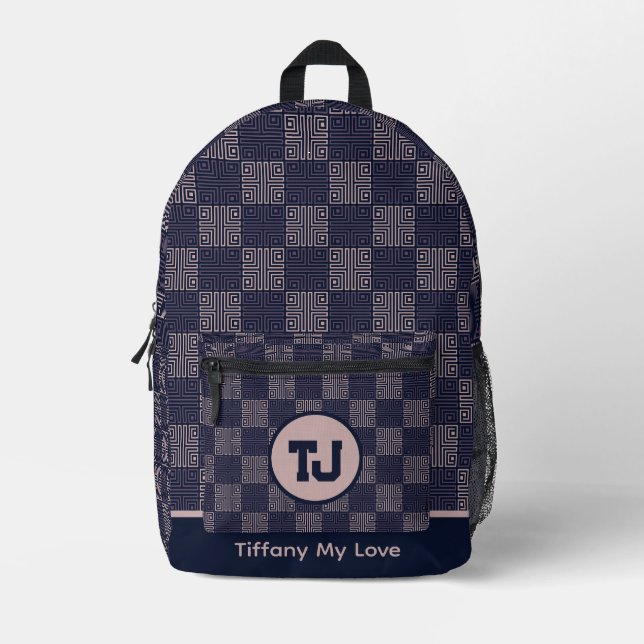 Edgy Summer Name Custom Backpack (Front)