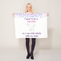 Edgy Unicorn with Rainbow and Confetti Funny