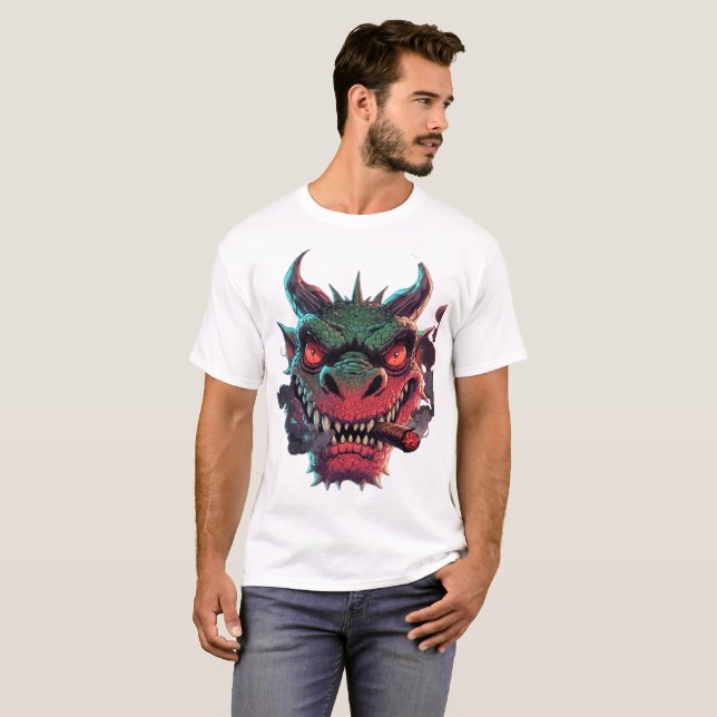 Edgy Urban Fantasy Character graphic T-Shirt (Front Full)