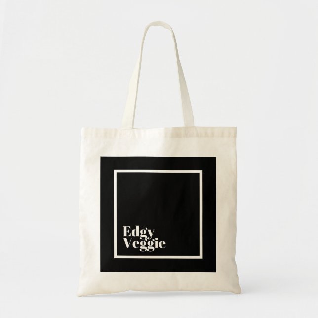 Edgy Veggie Tote Bag (Front)