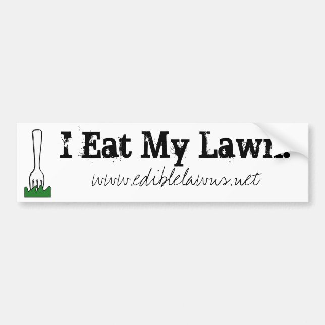 Edible Bumper Bumper Sticker (Front)