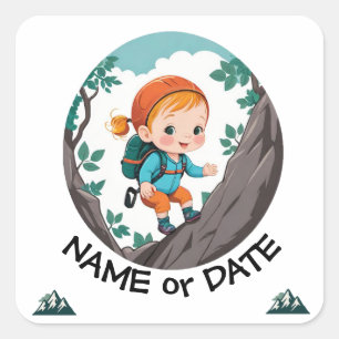 Edible Frosting Round Square Sticker