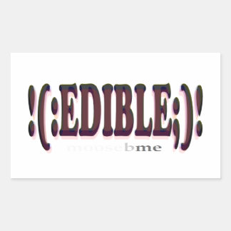 EDIBLE  RECTANGULAR STICKER