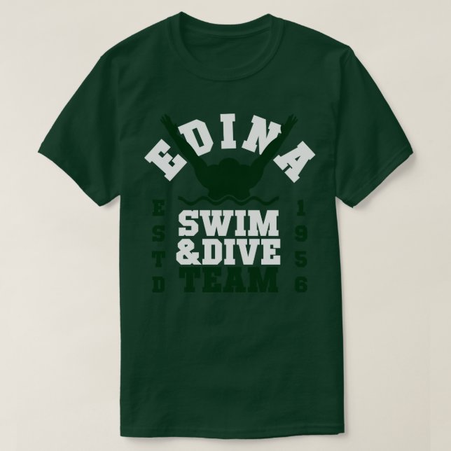 Edina Swim Dive Team 11 T-Shirt (Design Front)
