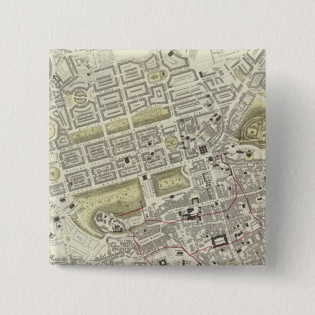 Edinburgh 15 Cm Square Badge (Front)