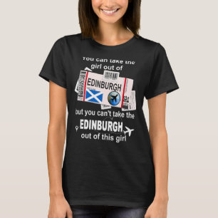 Edinburgh Boarding Pass  Edinburgh Girl  Edinburgh T-Shirt