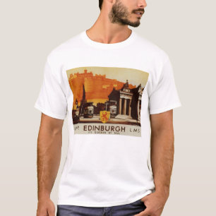 Edinburgh by LNER Rail Poster T-Shirt