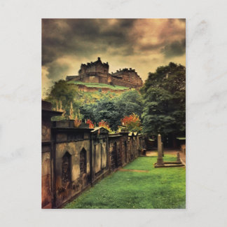 Edinburgh Castle - Antique Style Postcard