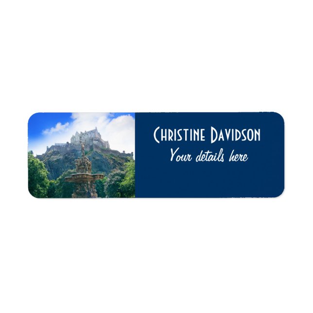 Edinburgh Castle Customise Product (Front)