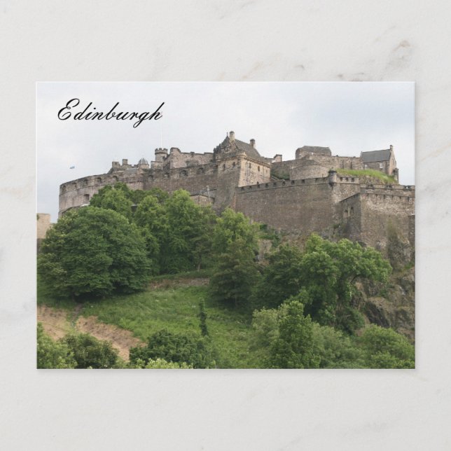 edinburgh castle far postcard (Front)