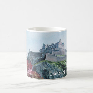 Edinburgh Castle fine art Pola.B.Alex oil painting Coffee Mug