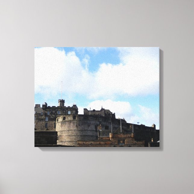 Edinburgh Castle in Scotland Canvas Print (Front)