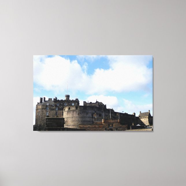 Edinburgh Castle in Scotland Canvas Print (Front)