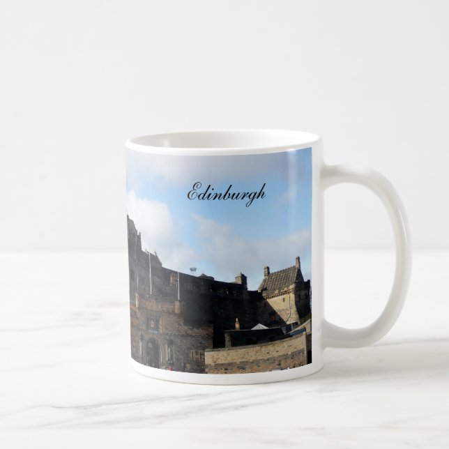 Edinburgh Castle in Scotland Coffee Mug (Right)