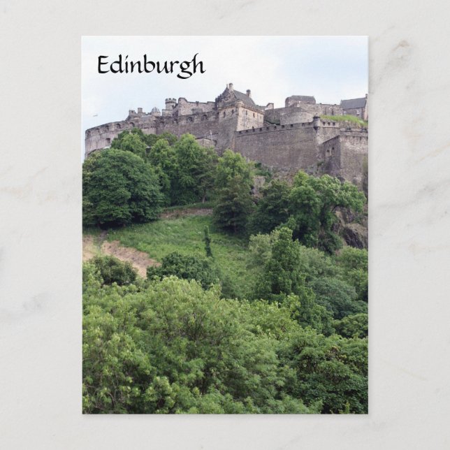 edinburgh castle park postcard (Front)