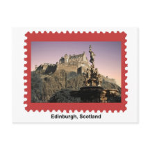 Edinburgh Castle Postage Stamp