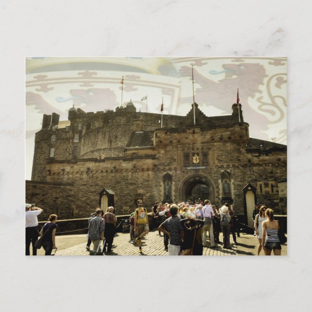 Edinburgh Castle Postcard (Front)