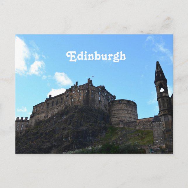 Edinburgh Castle Postcard (Front)