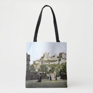 Edinburgh Castle Scotland 1910 Grassmarket Tote Bag
