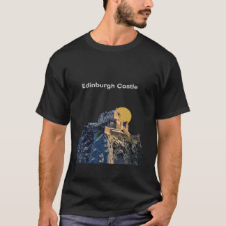 Edinburgh Castle Scotland Fairytail Royal Retro Tr T-Shirt