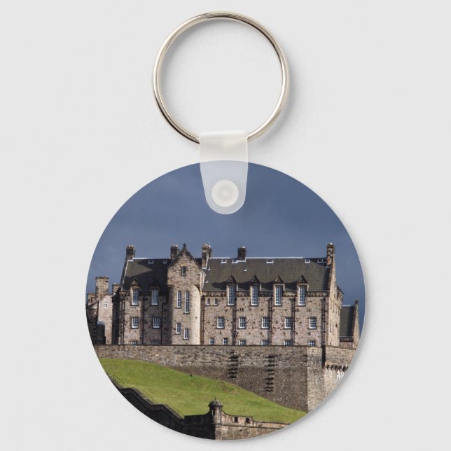 edinburgh castle scotland key ring (Front)
