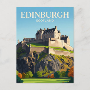 Edinburgh Castle Scotland Postcard