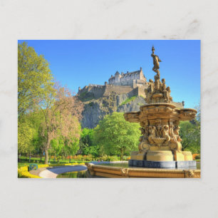 Edinburgh Castle, Scotland Postcard