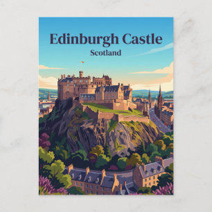 Edinburgh Castle Scotland Postcard