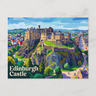 Edinburgh Castle Scotland, United Kingdom Postcard