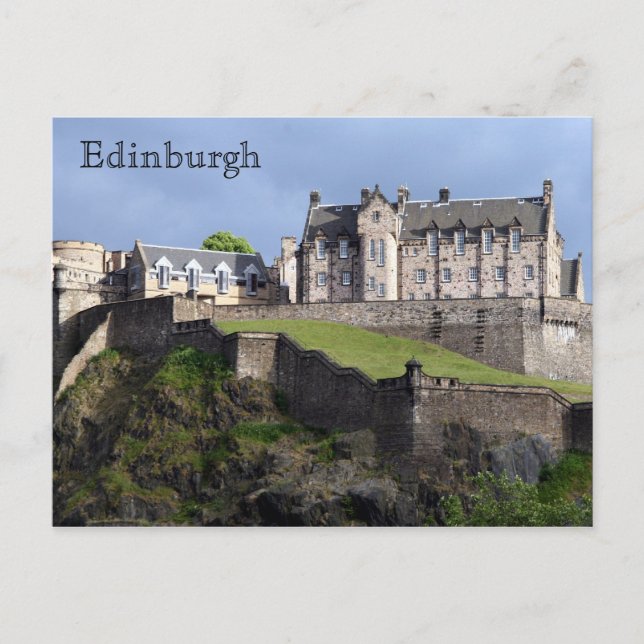 edinburgh castle scots postcard (Front)