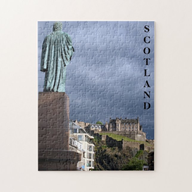edinburgh castle statue jigsaw puzzle (Vertical)