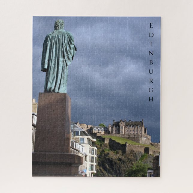 edinburgh castle statue jigsaw puzzle (Vertical)