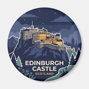 Edinburgh Castle United Kingdom Magnet