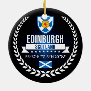 Edinburgh Ceramic Tree Decoration