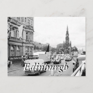 Edinburgh City Scotland vintage postcard
