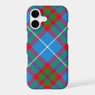 Edinburgh City Tartan Plaid Blue Red Purple