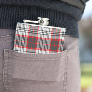 Edinburgh City Tartan Plaid Pattern Hip Flask