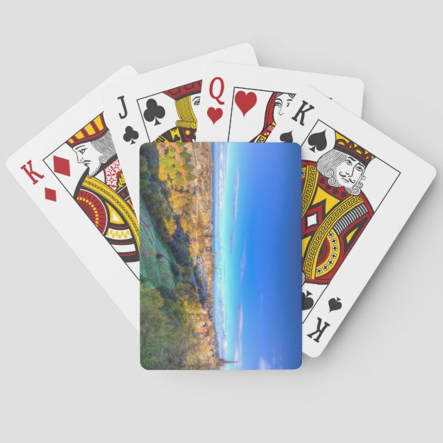 Edinburgh City View Playing Cards (Back)