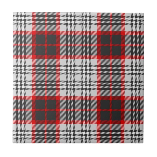 Edinburgh Clan Hunting Tartan Plaid Tile (Front)