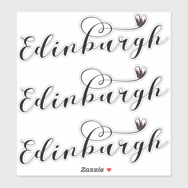 Edinburgh Flag Heart, Edinburgher (Sheet)